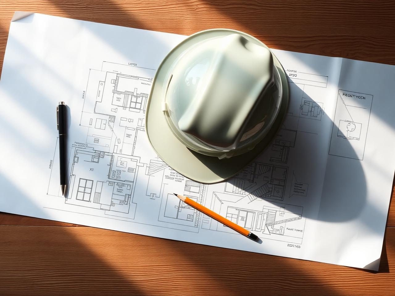 Architectural blueprints